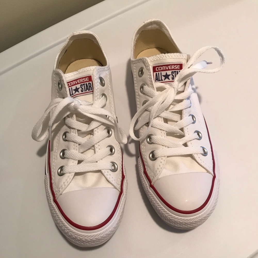 White Converse Sneakers Size 7